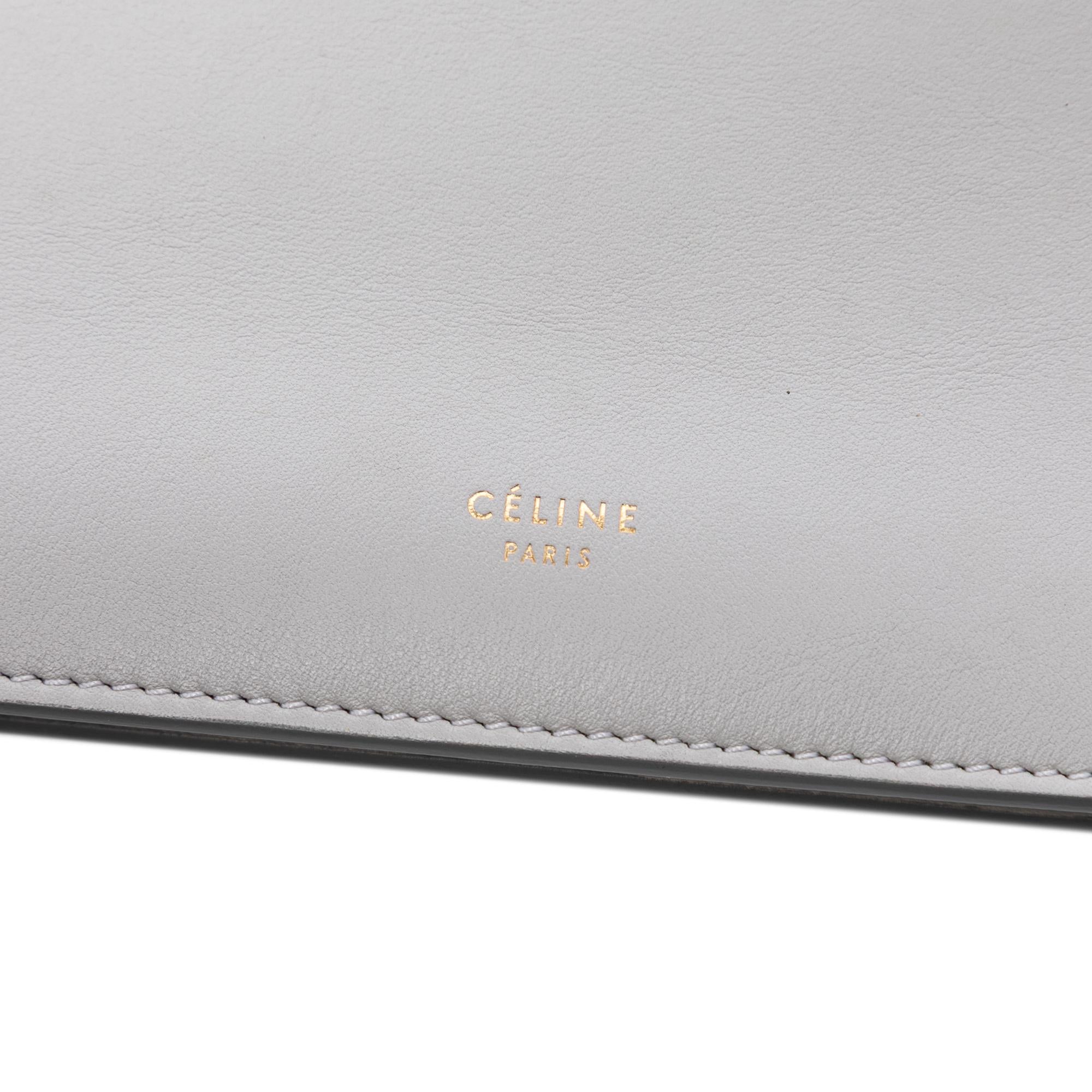 Celine Mini Leather Clasp Crossbody