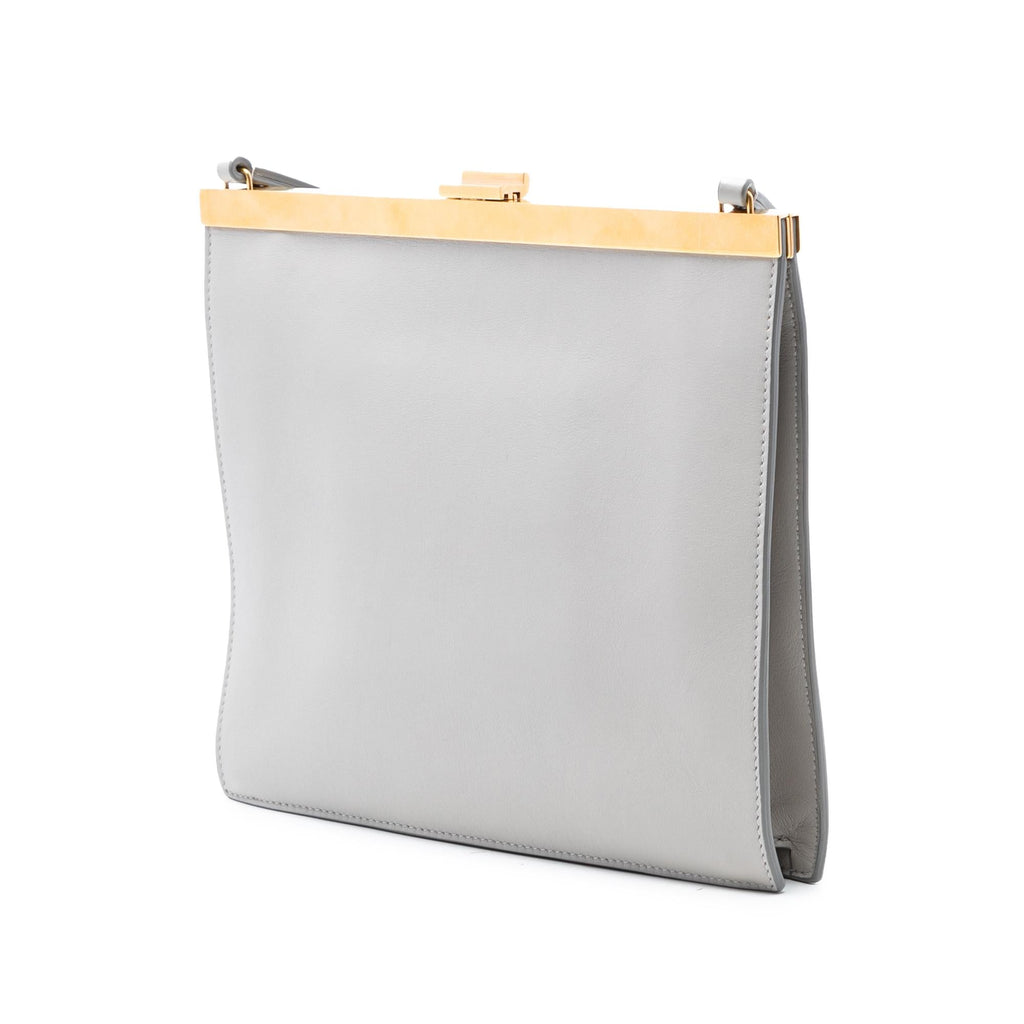 Celine Mini Leather Clasp Crossbody