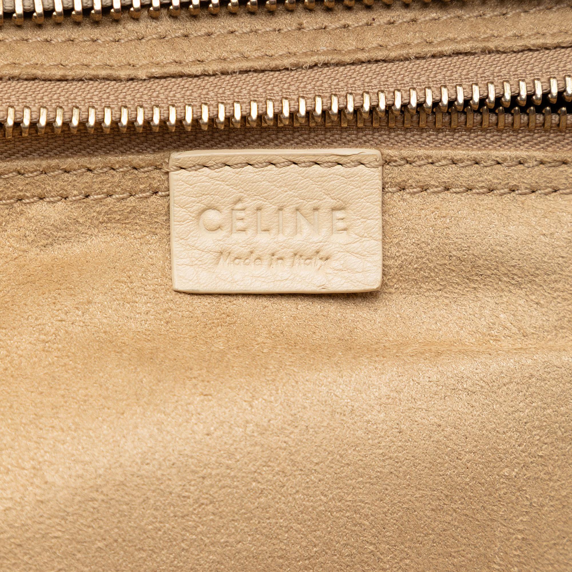 Celine Mini Leather Luggage Tote