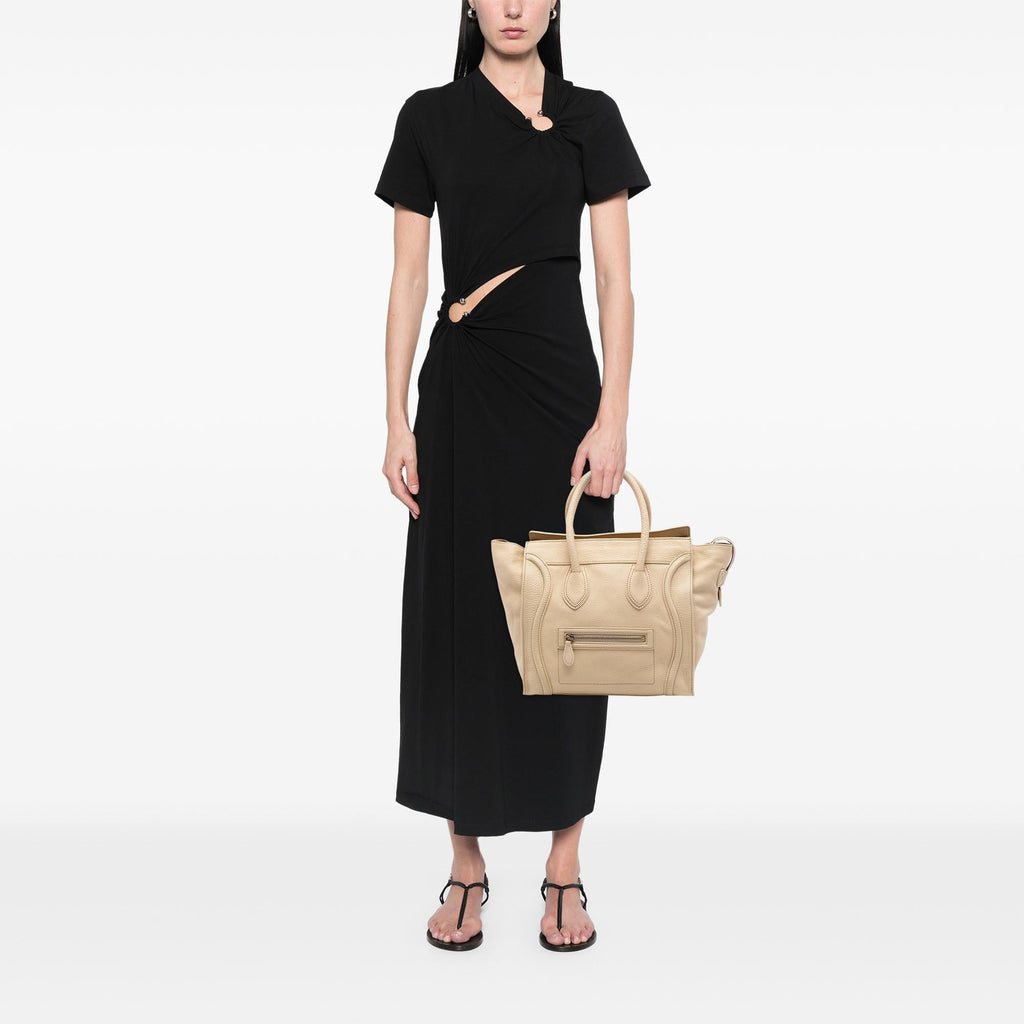 Celine Mini Leather Luggage Tote