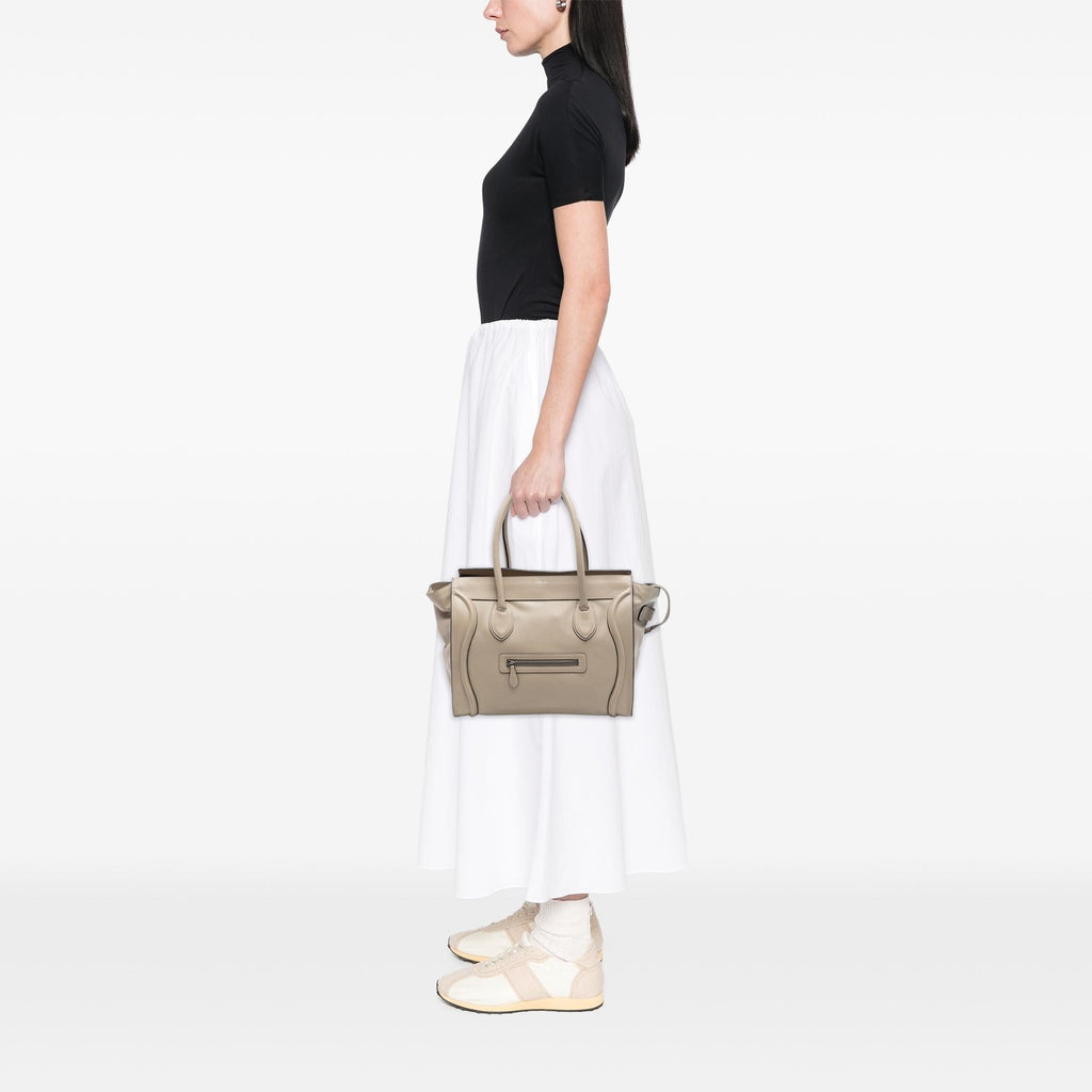 Celine Mini Luggage Leather Tote Bag