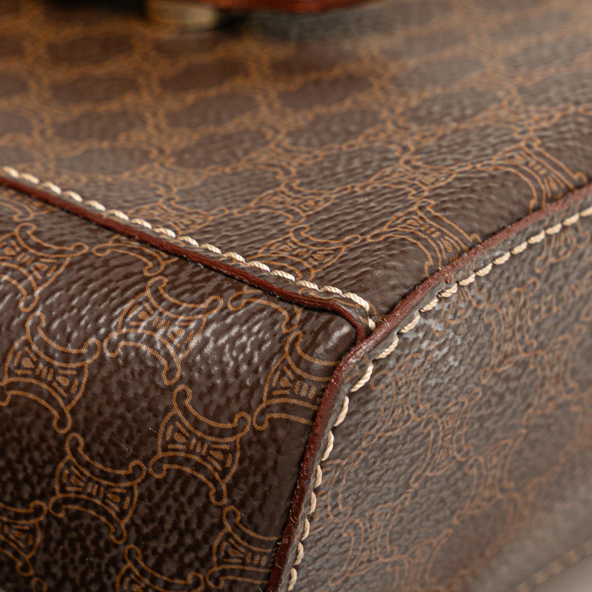 Celine Mini Macadam Coated Canvas Twin Backpack