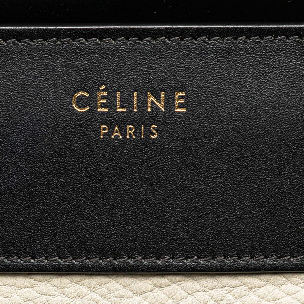 Celine Mini Tricolor Calfskin Luggage Tote