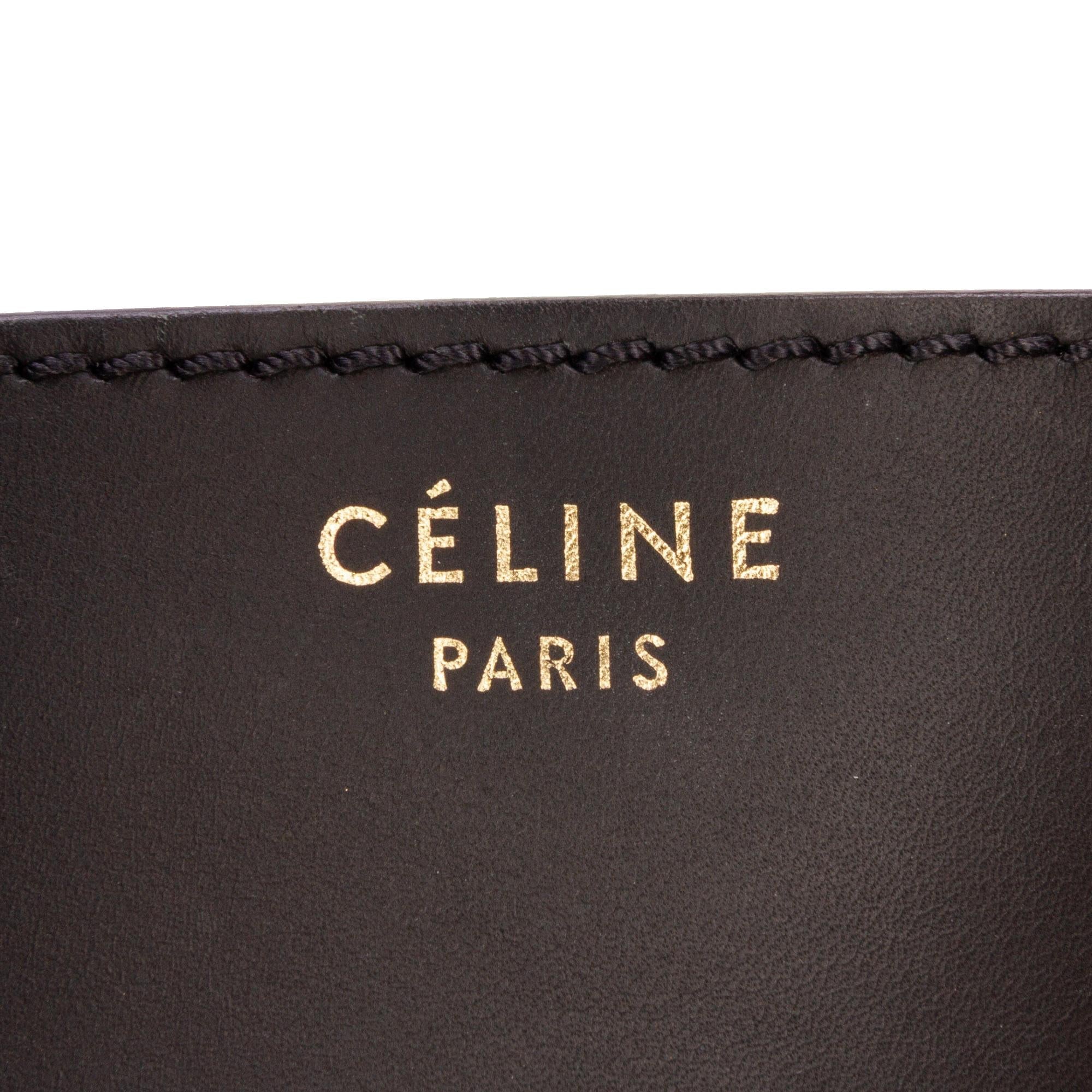 Celine Mini Tricolor Calfskin Luggage Tote