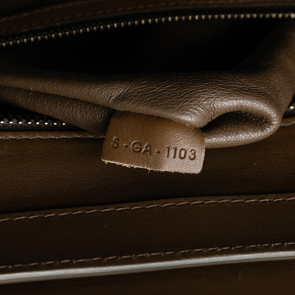 Celine Mini Tricolor Calfskin and Suede Luggage Tote