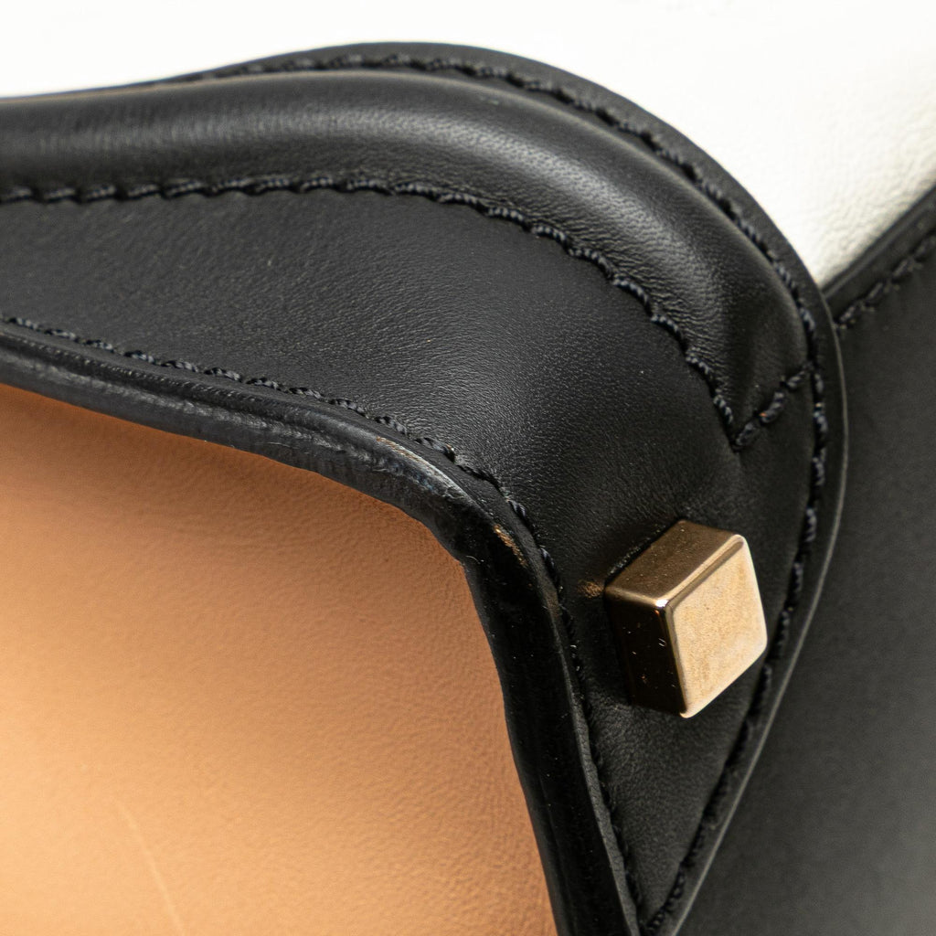 Celine Mini Tricolor Leather Luggage Tote