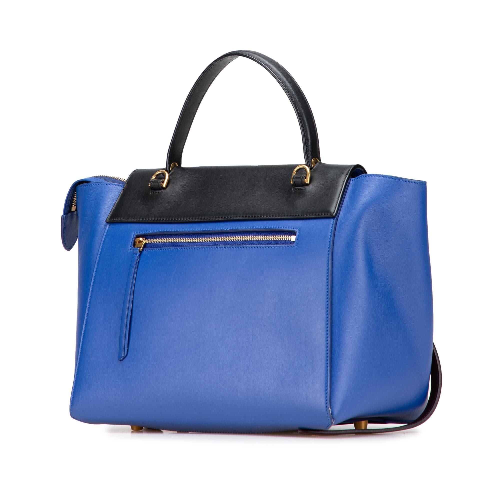 Celine Mini Tricolor Smooth Calfskin Belt Bag