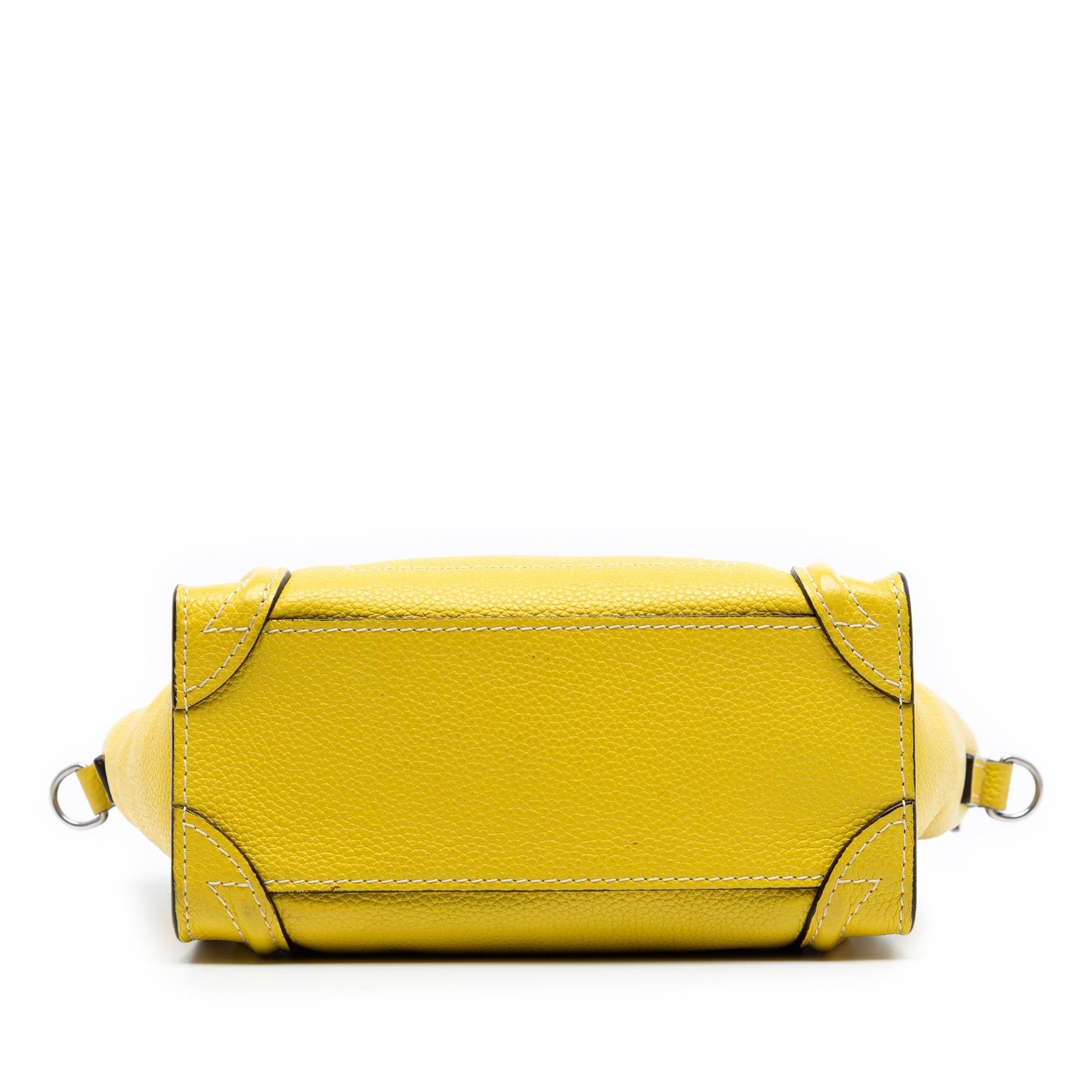 Celine Nano Grained Calfskin Luggage Tote