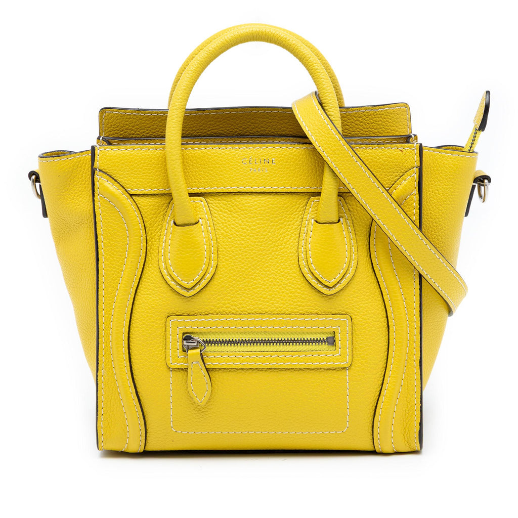 Celine Nano Grained Calfskin Luggage Tote