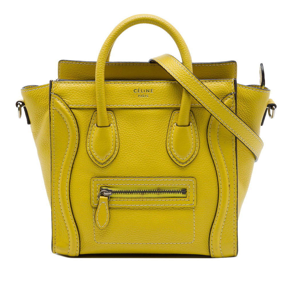 Celine Nano Grained Calfskin Luggage Tote