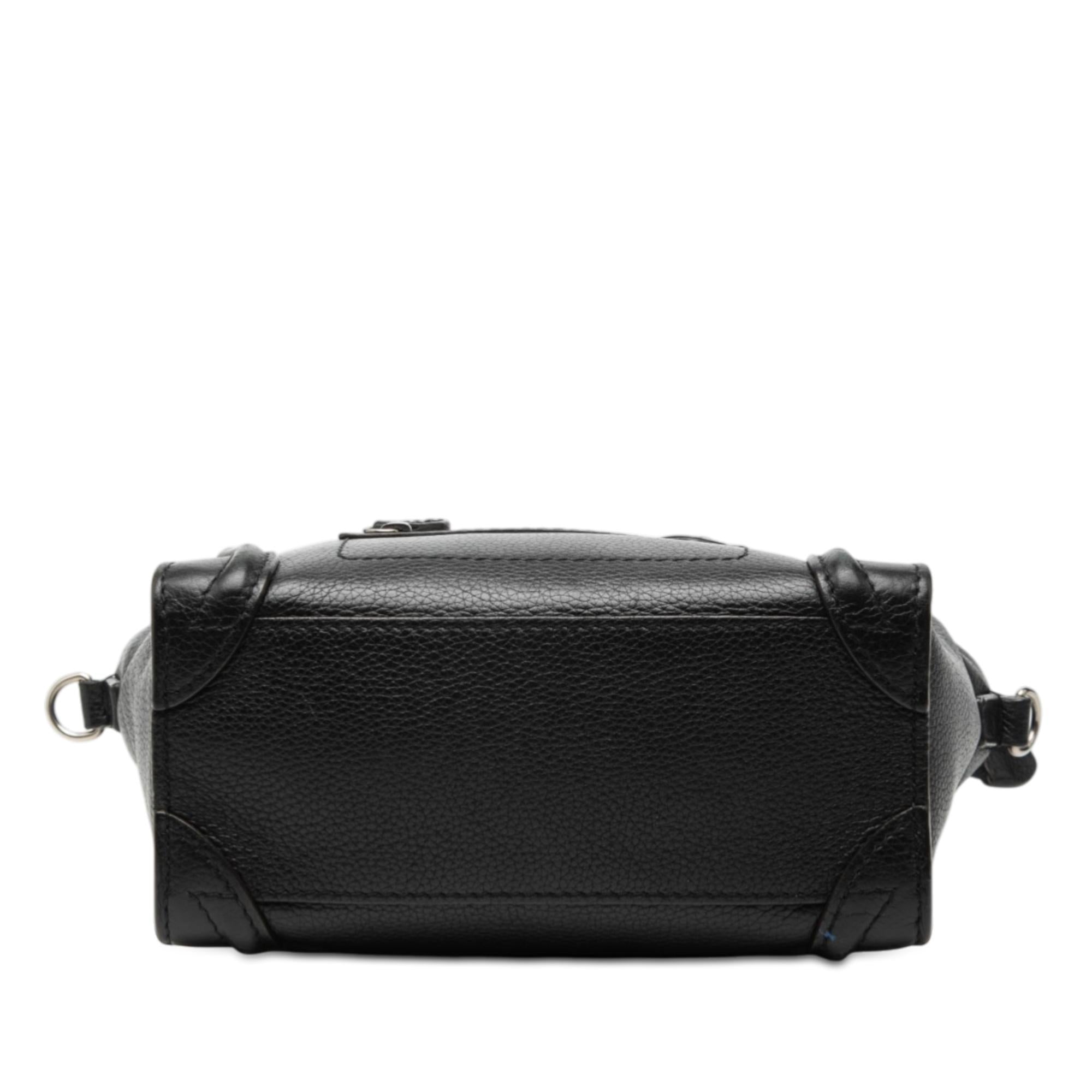 Celine Nano Leather Luggage Tote