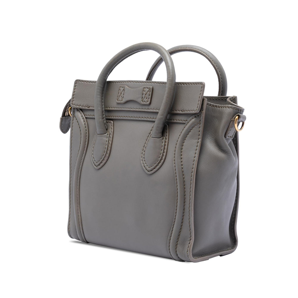 Celine Nano Leather Luggage Tote