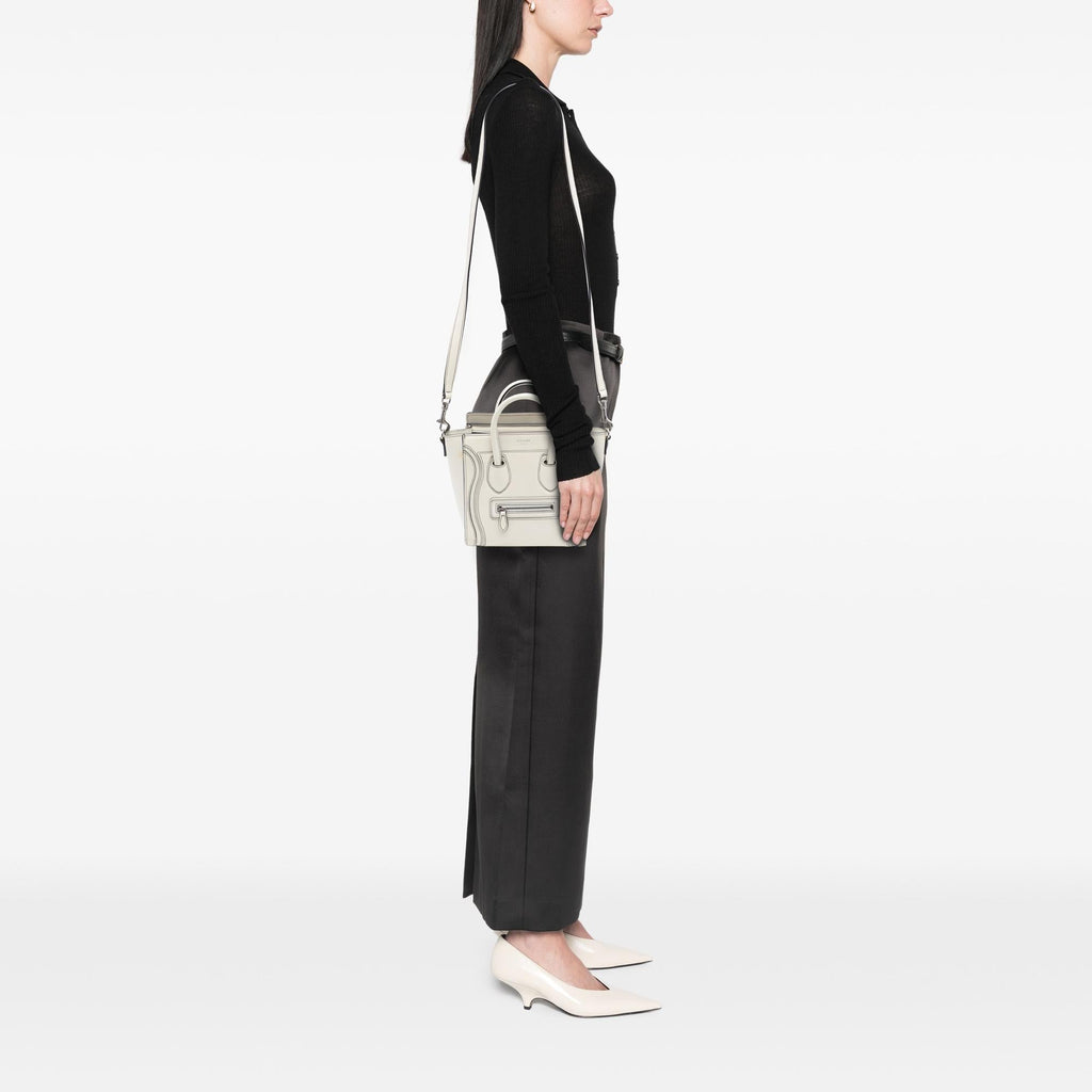 Celine Nano Leather Luggage Tote