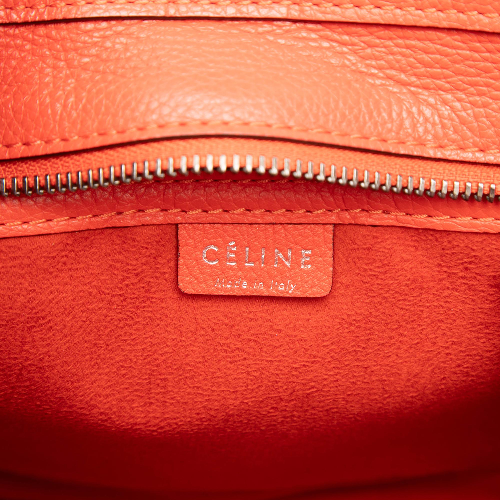Celine Nano Leather Luggage Tote