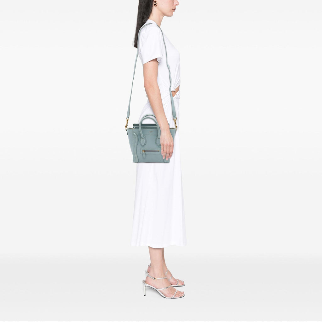 Celine Nano Leather Luggage Tote