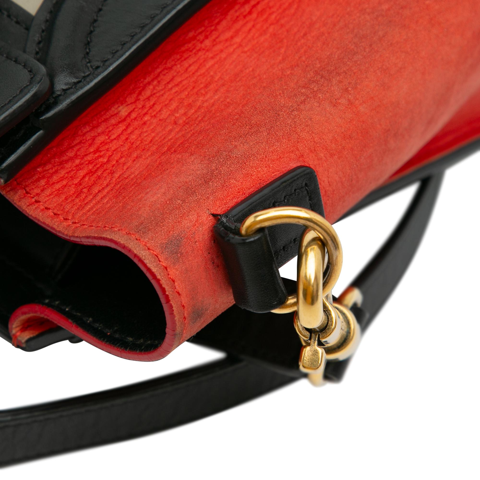Celine Nano Luggage Tricolor Tote (SHG-J9MWsq)