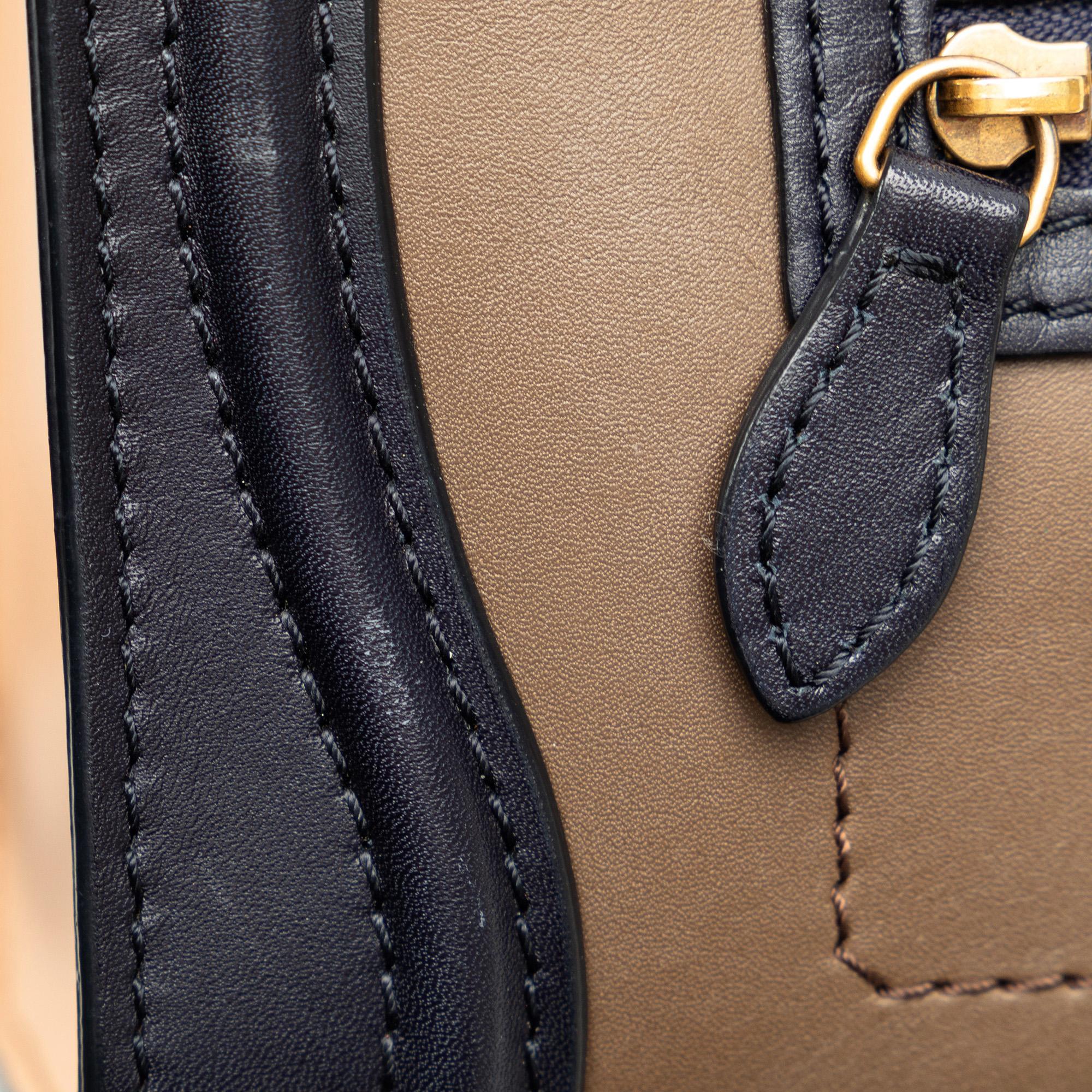 Celine Nano Luggage Tricolor Tote (SHG-xvxH6n)