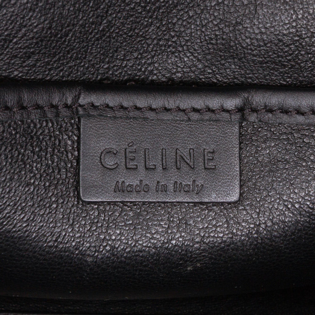 Celine Nano Tricolor Leather Luggage Tote