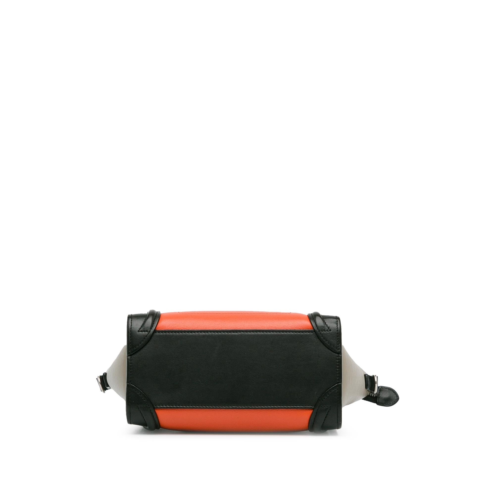 Celine Nano Tricolor Luggage Tote (SHG-6zoiWf)
