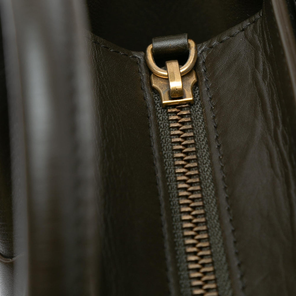 Celine Nano Tricolor Nubuck and Calfskin Luggage Tote (SHG-ikhilU)