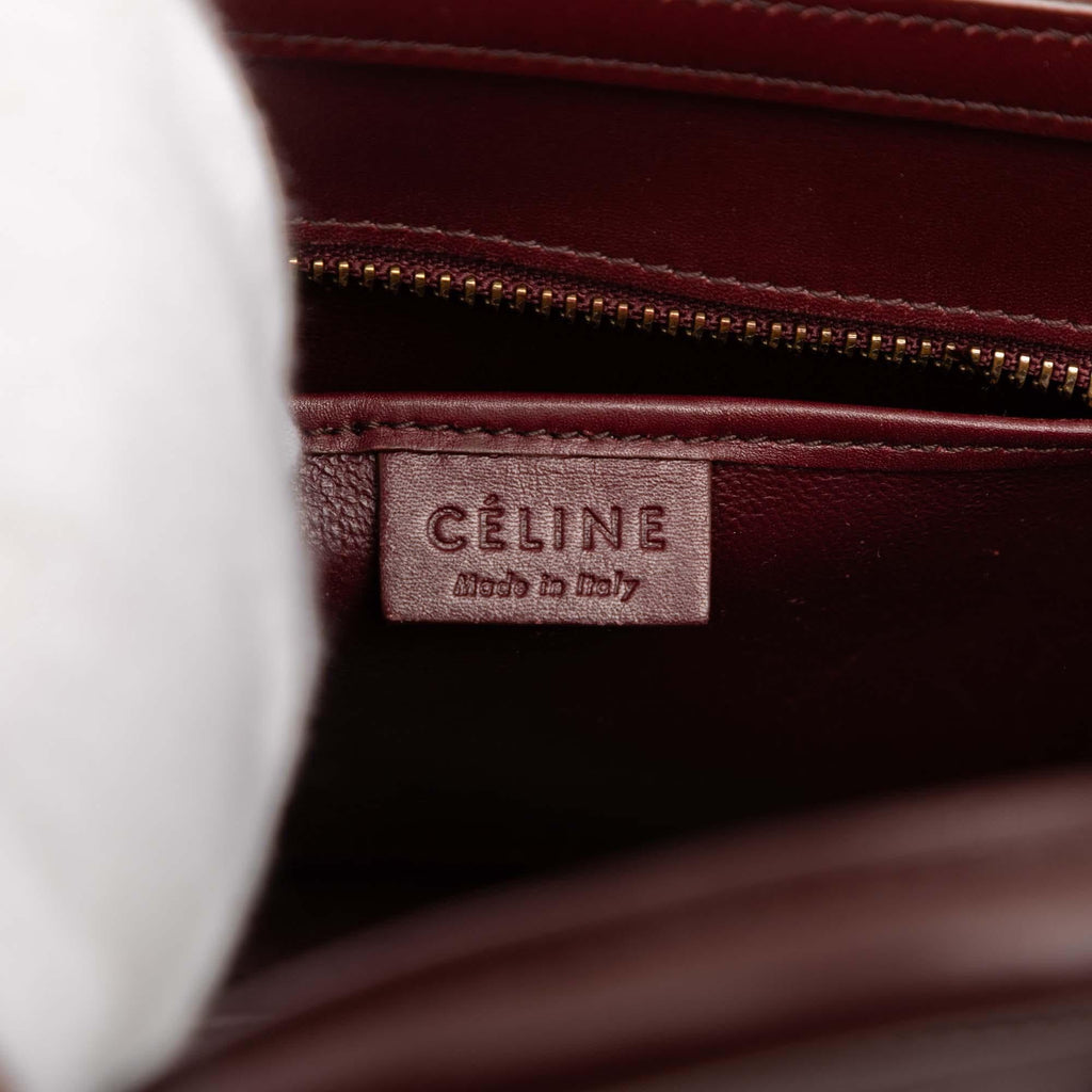 Celine Nano Tricolor Nubuck and Calfskin Luggage Tote