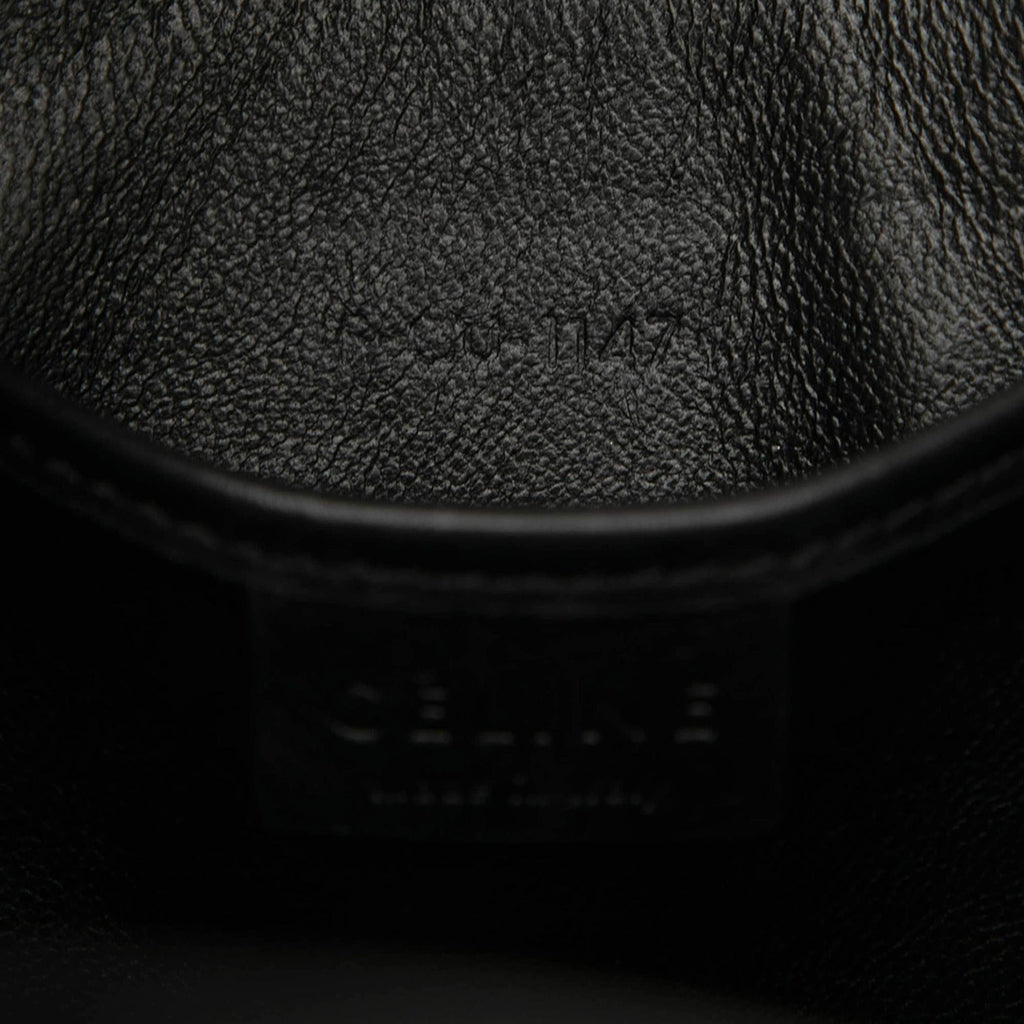 Celine Nano Tricolor Nubuck and Drummed Calfskin Luggage Tote