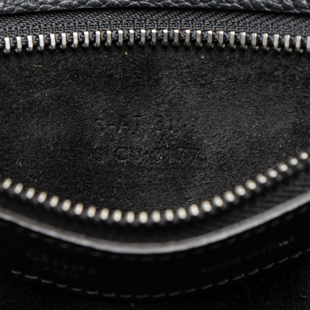 Celine Pebbled Leather Micro Luggage Tote