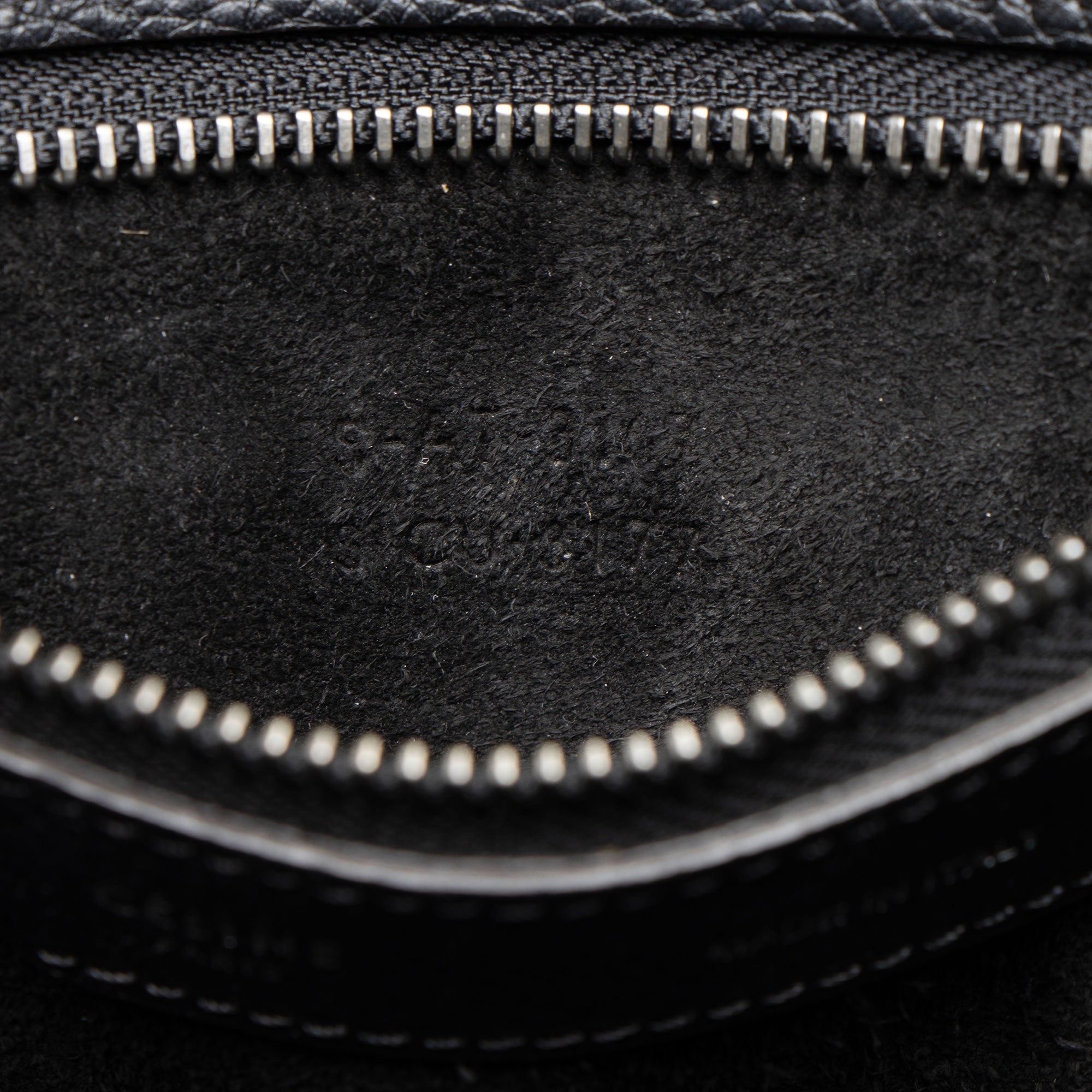 Celine Pebbled Leather Micro Luggage Tote