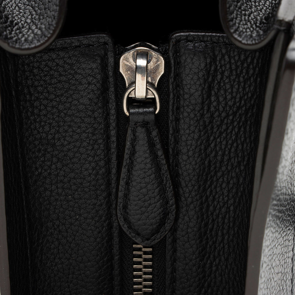Celine Pebbled Leather Mini Luggage Tote