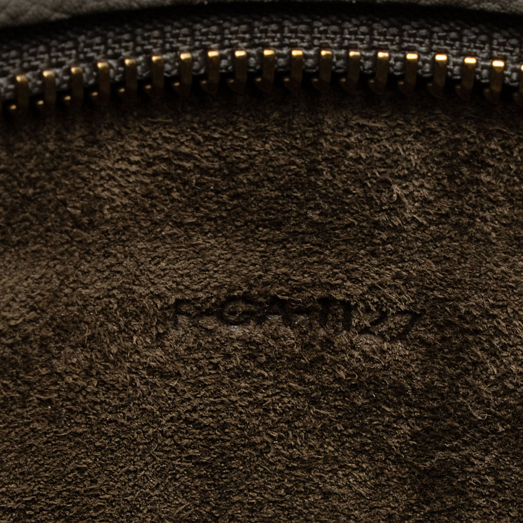 Celine Pebbled Leather Mini Luggage Tote