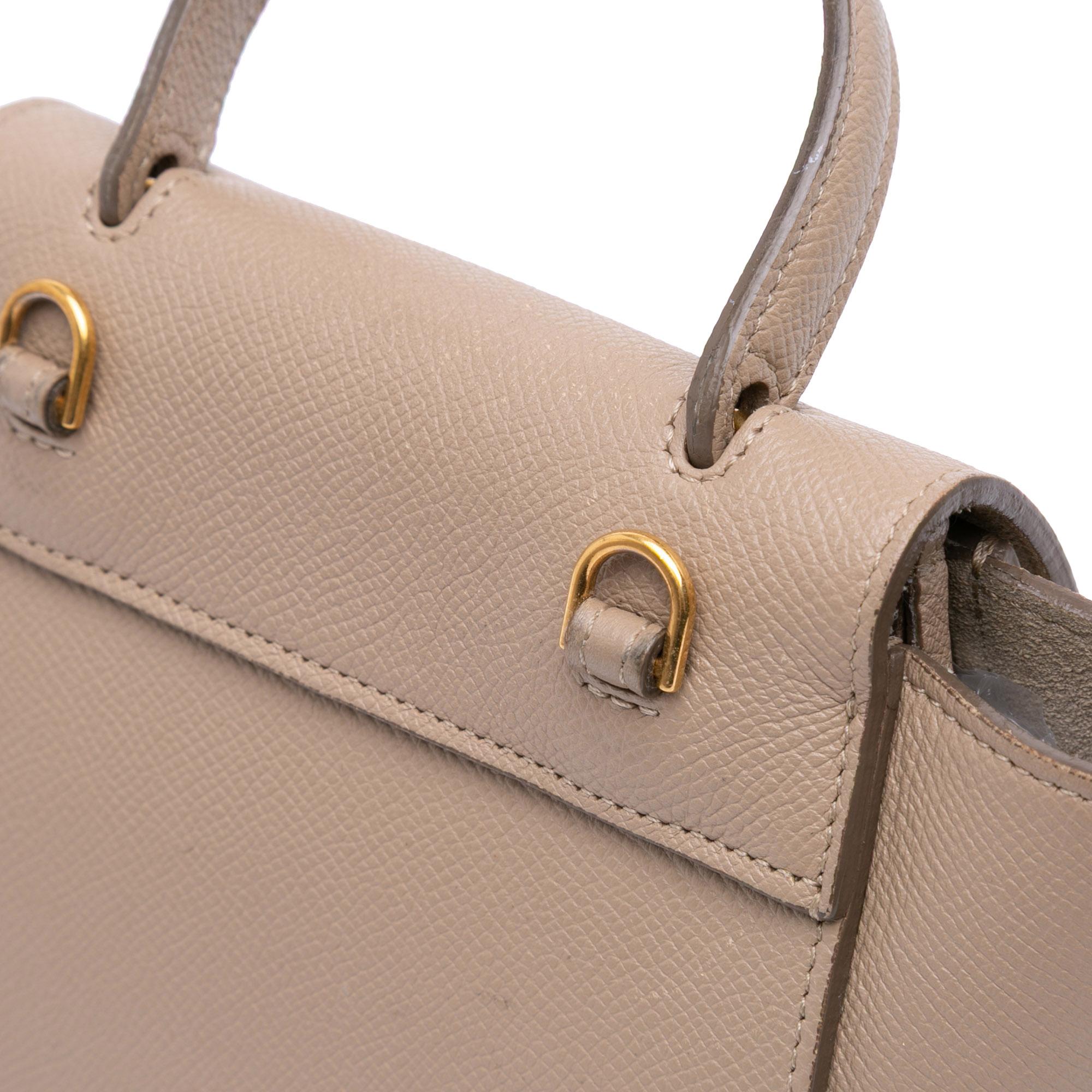 Celine Pico Grained Calfskin Belt Bag