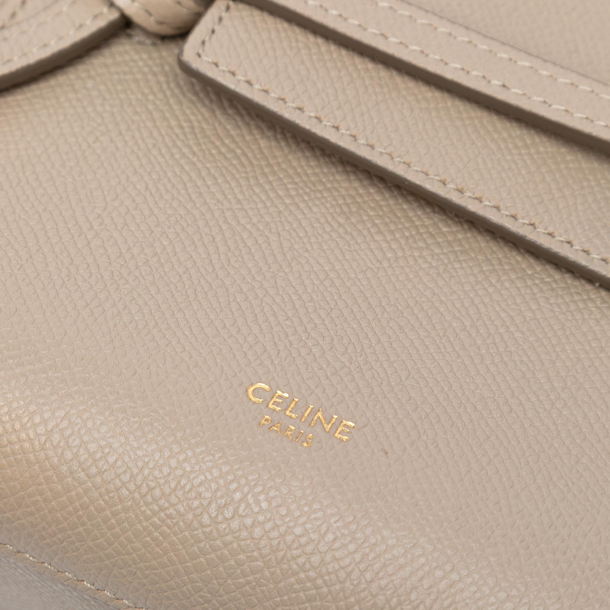 Celine Pico Grained Calfskin Belt Bag