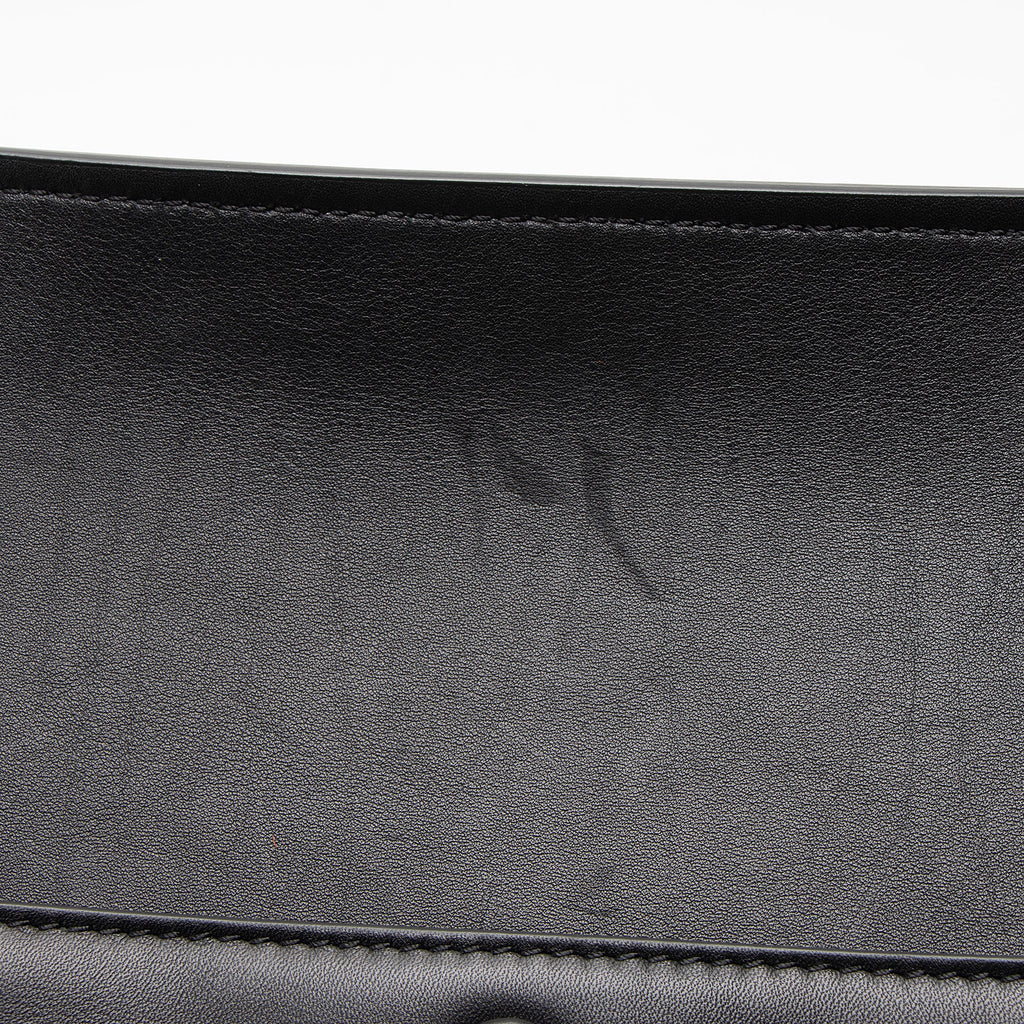 Celine Pony Hair Leather Edge Medium Top Handle