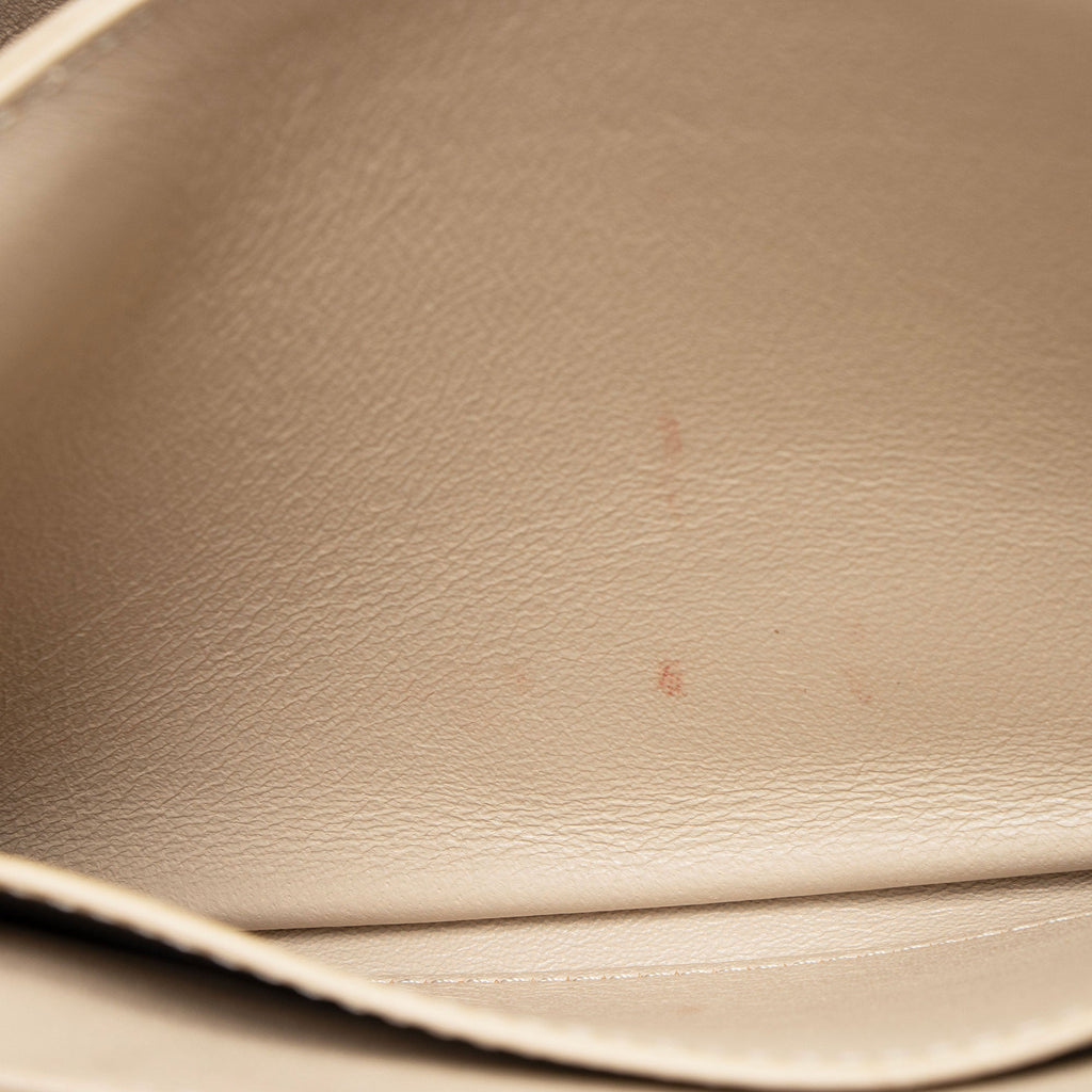 Celine Quilted Leather C Medium Flap Bag