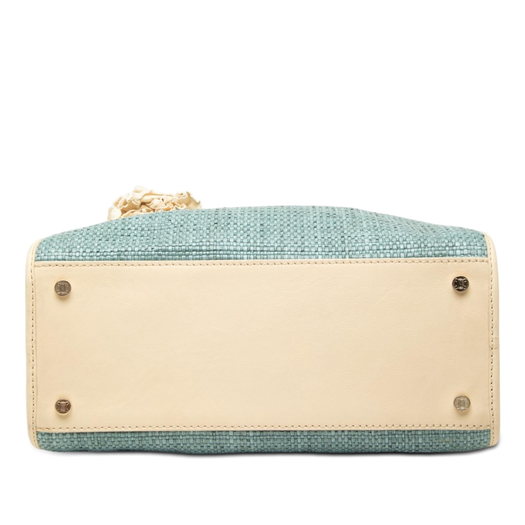 Celine Raffia Boogie Handbag