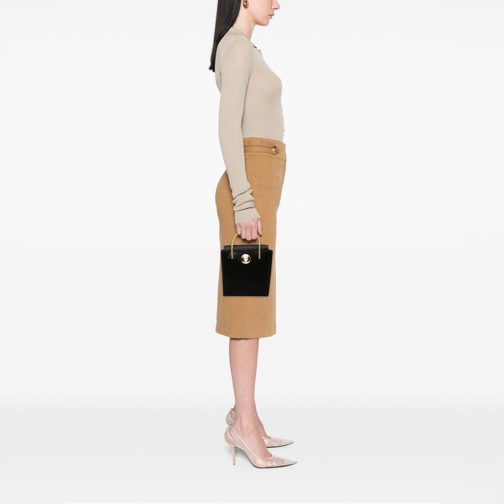 Celine Satin Starball Chain Top Handle Bag