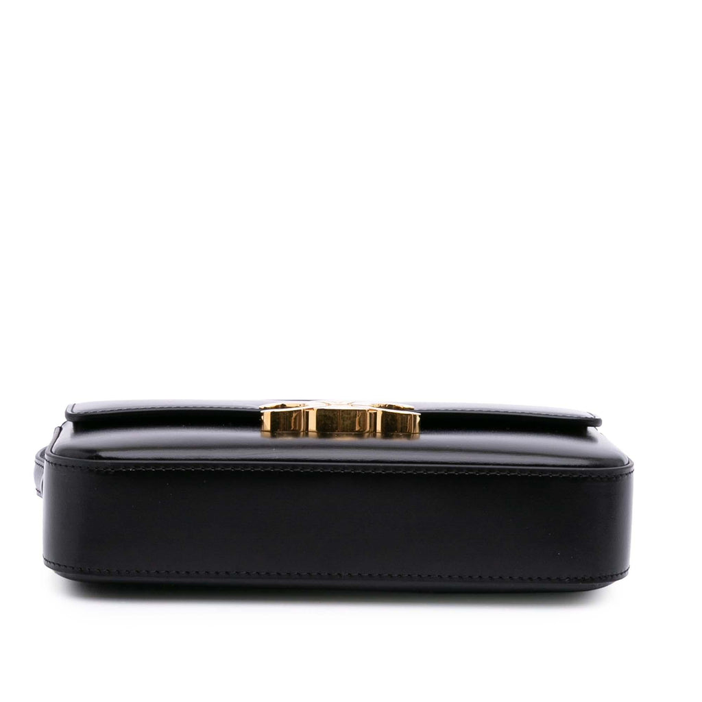 Celine Shiny Calfskin Claude Shoulder Bag