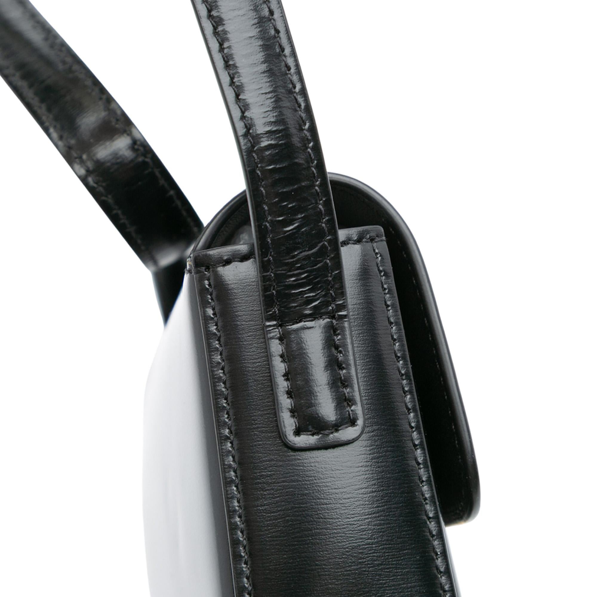 Celine Shiny Calfskin Claude Shoulder Bag