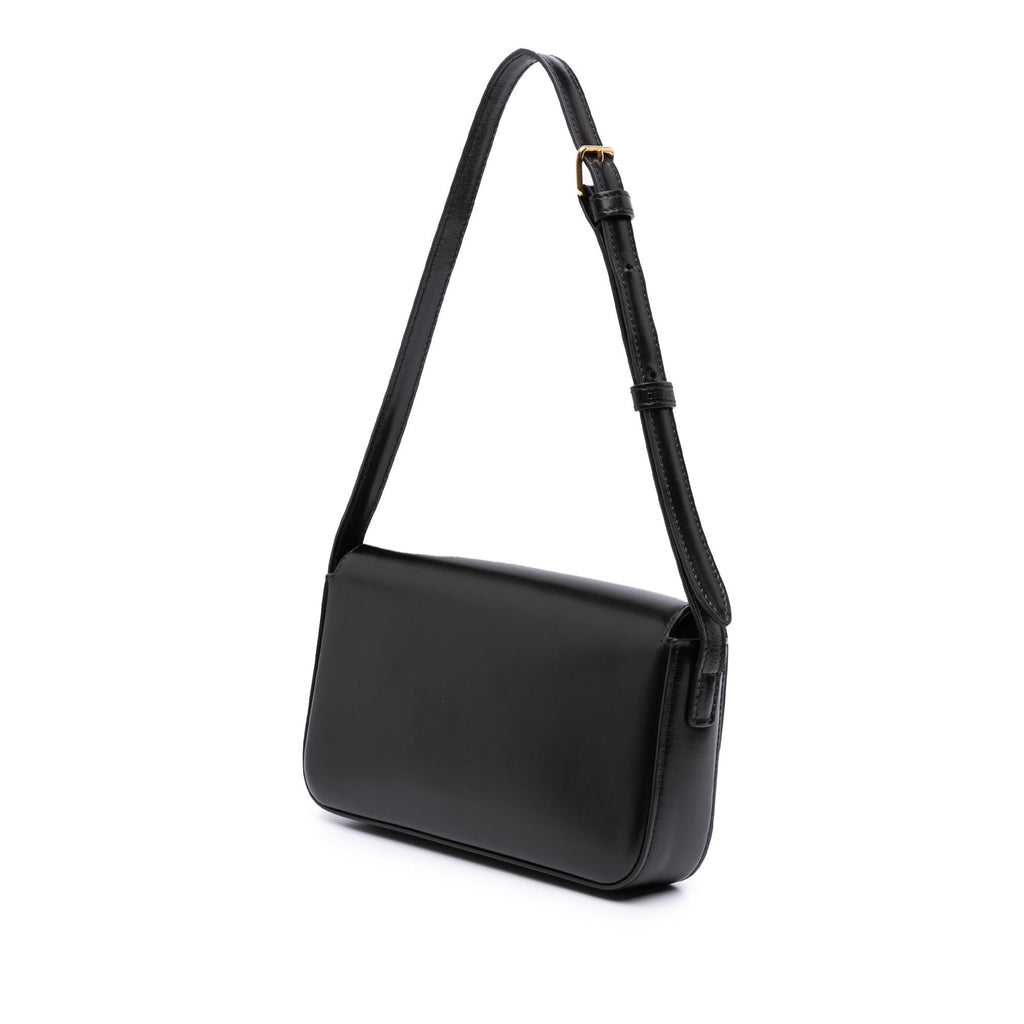 Celine Shiny Calfskin Claude Shoulder Bag