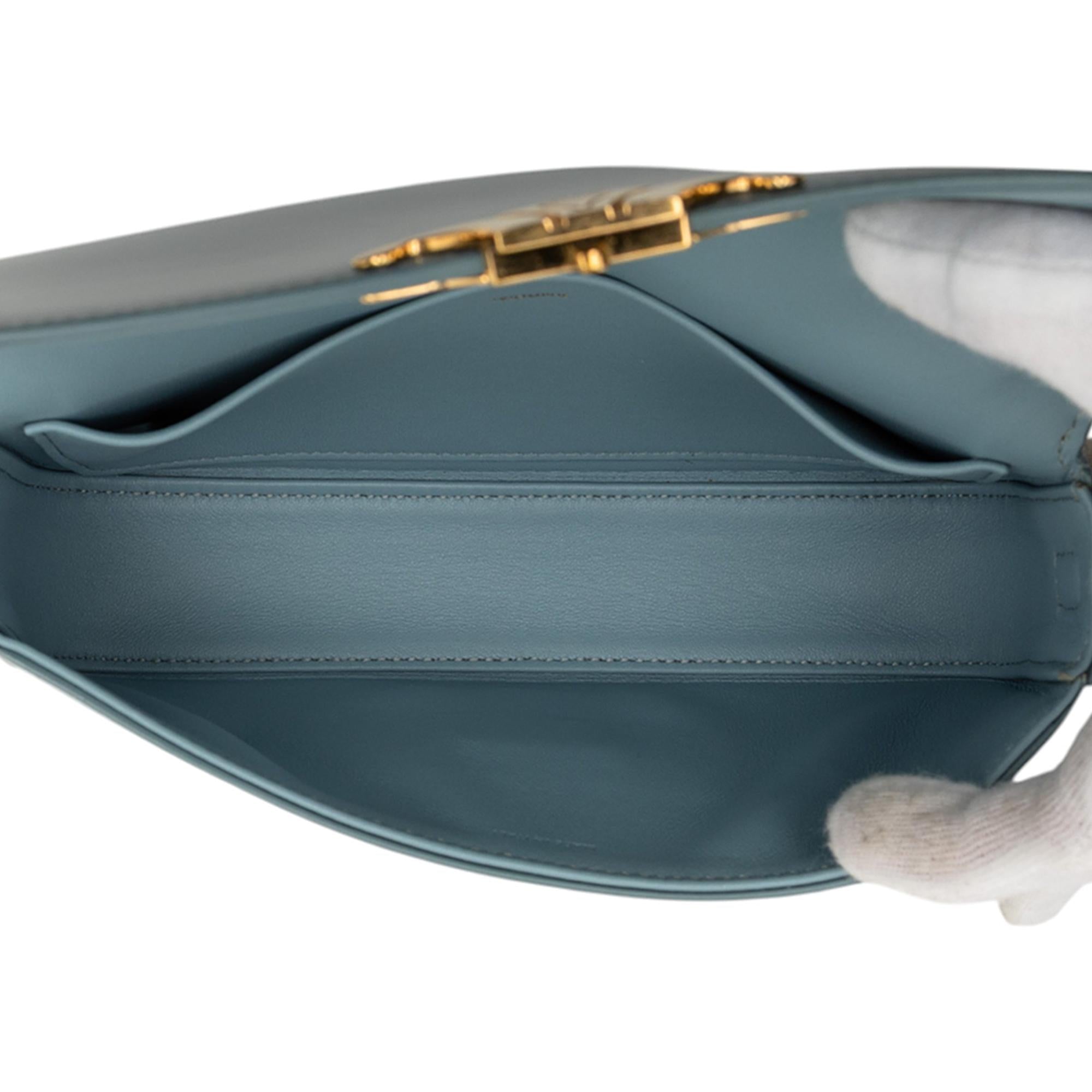 Celine Shiny Calfskin Claude Shoulder Bag