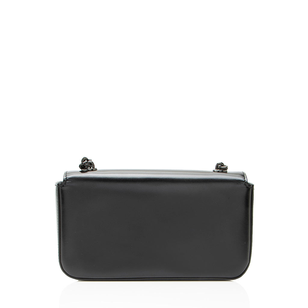 Celine Shiny Calfskin Triomphe Chain Shoulder Bag