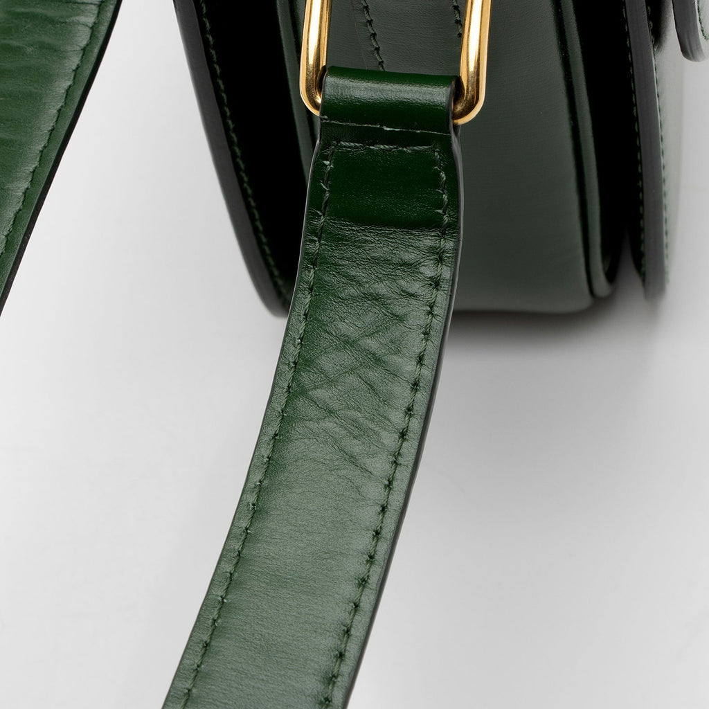 Celine Shiny Calfskin Triomphe Classique Shoulder Bag