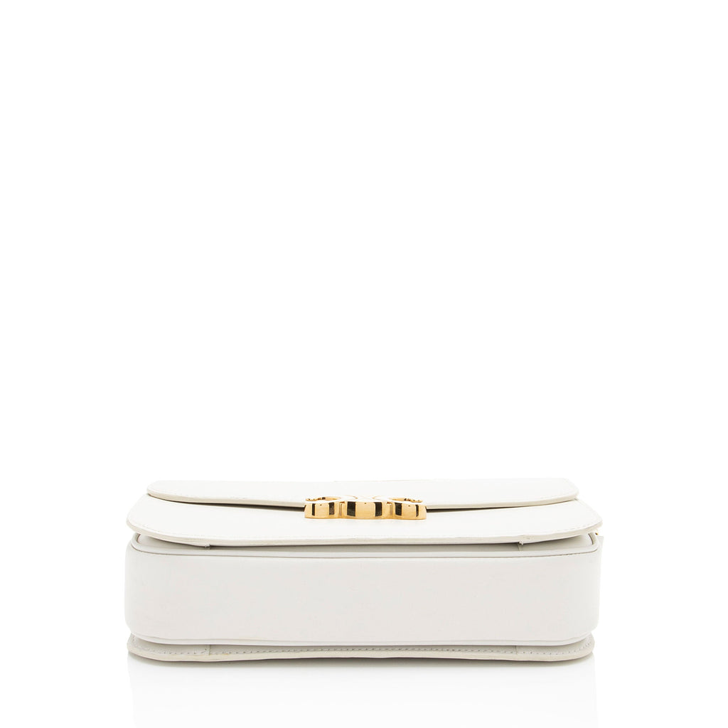Celine Shiny Calfskin Triomphe Classique Shoulder Bag