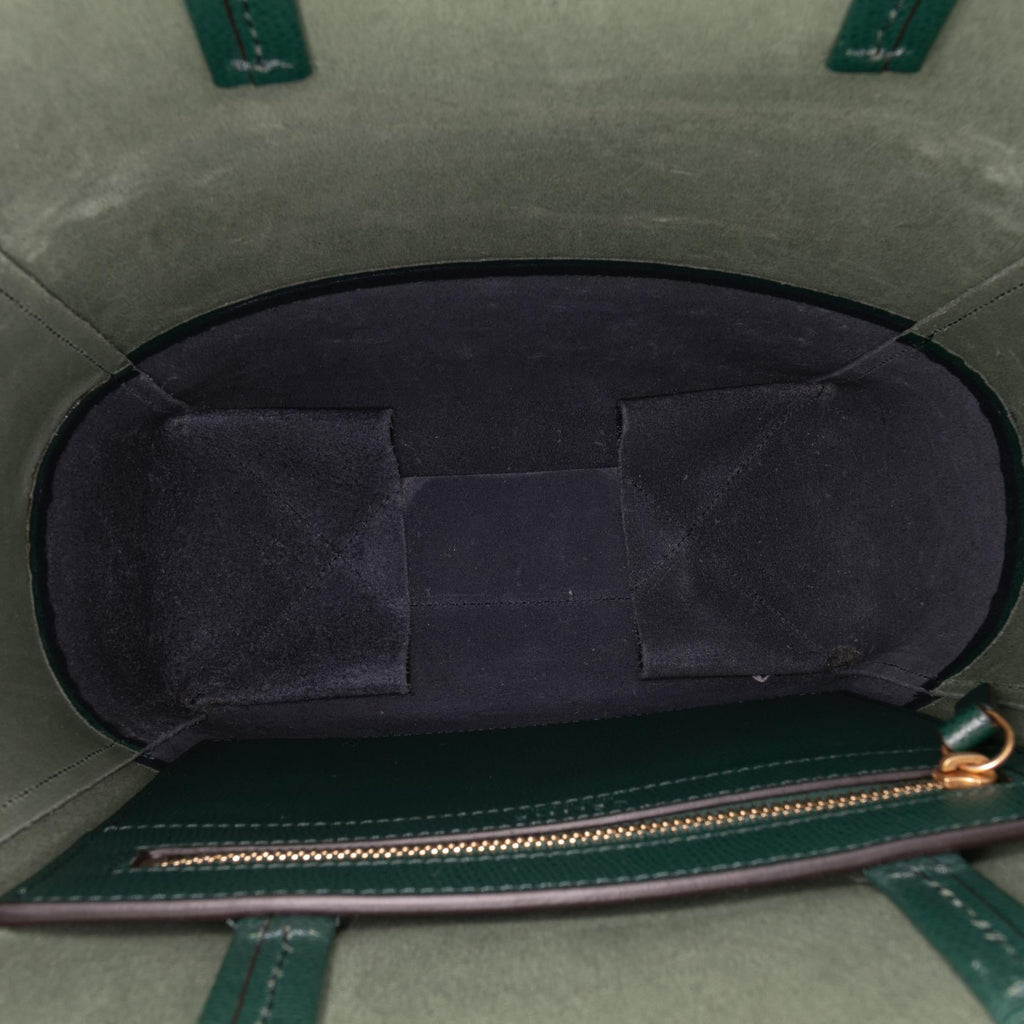 Celine Small Bicolor Grained Calfskin Vertical Cabas Tote