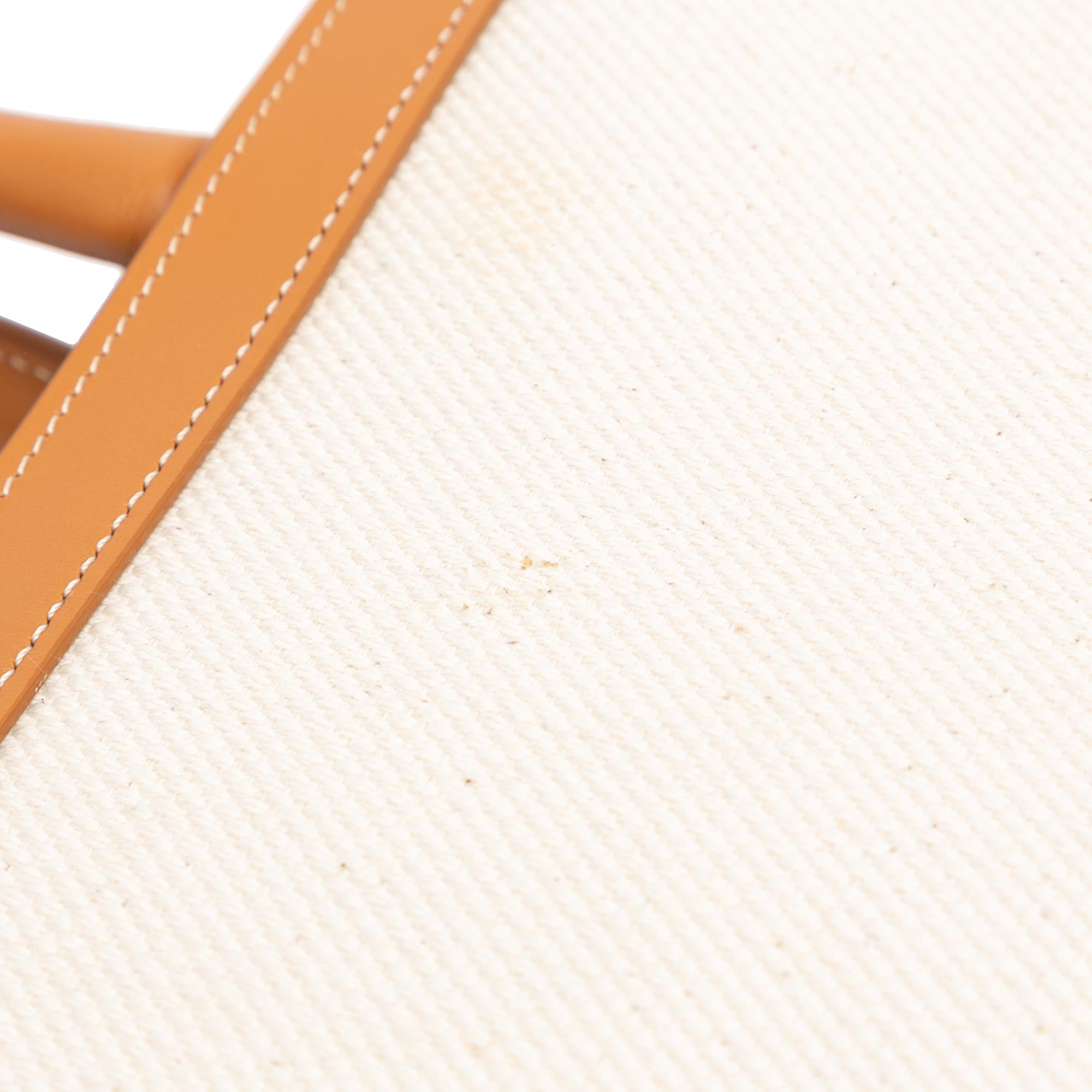 Celine Small Canvas Vertical Cabas Satchel (SHG-a0wvYG)