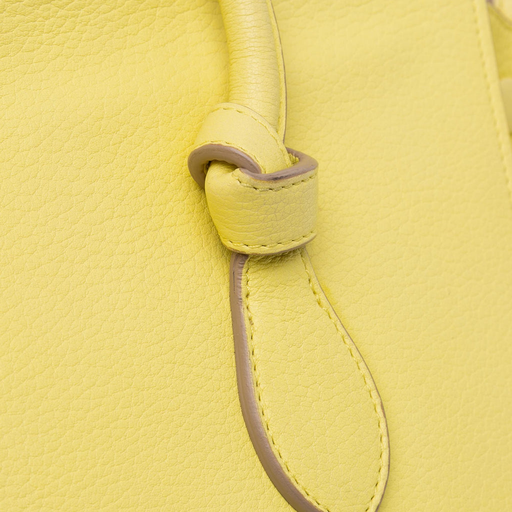 Celine Small Grained Calfskin Tie Tote