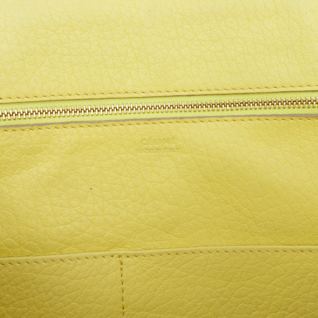Celine Small Grained Calfskin Tie Tote