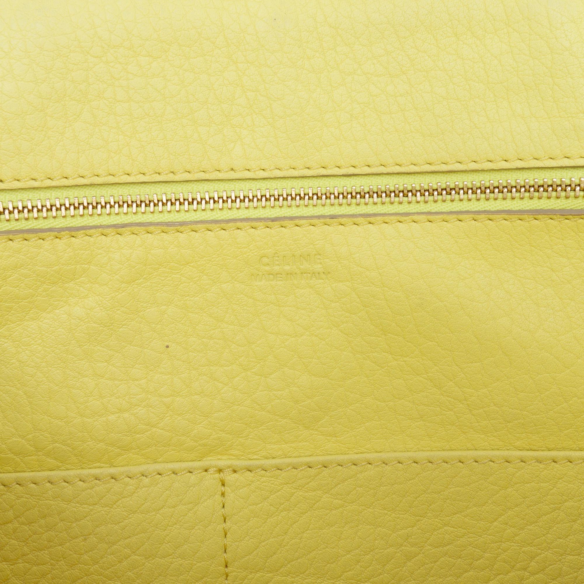 Celine Small Grained Calfskin Tie Tote