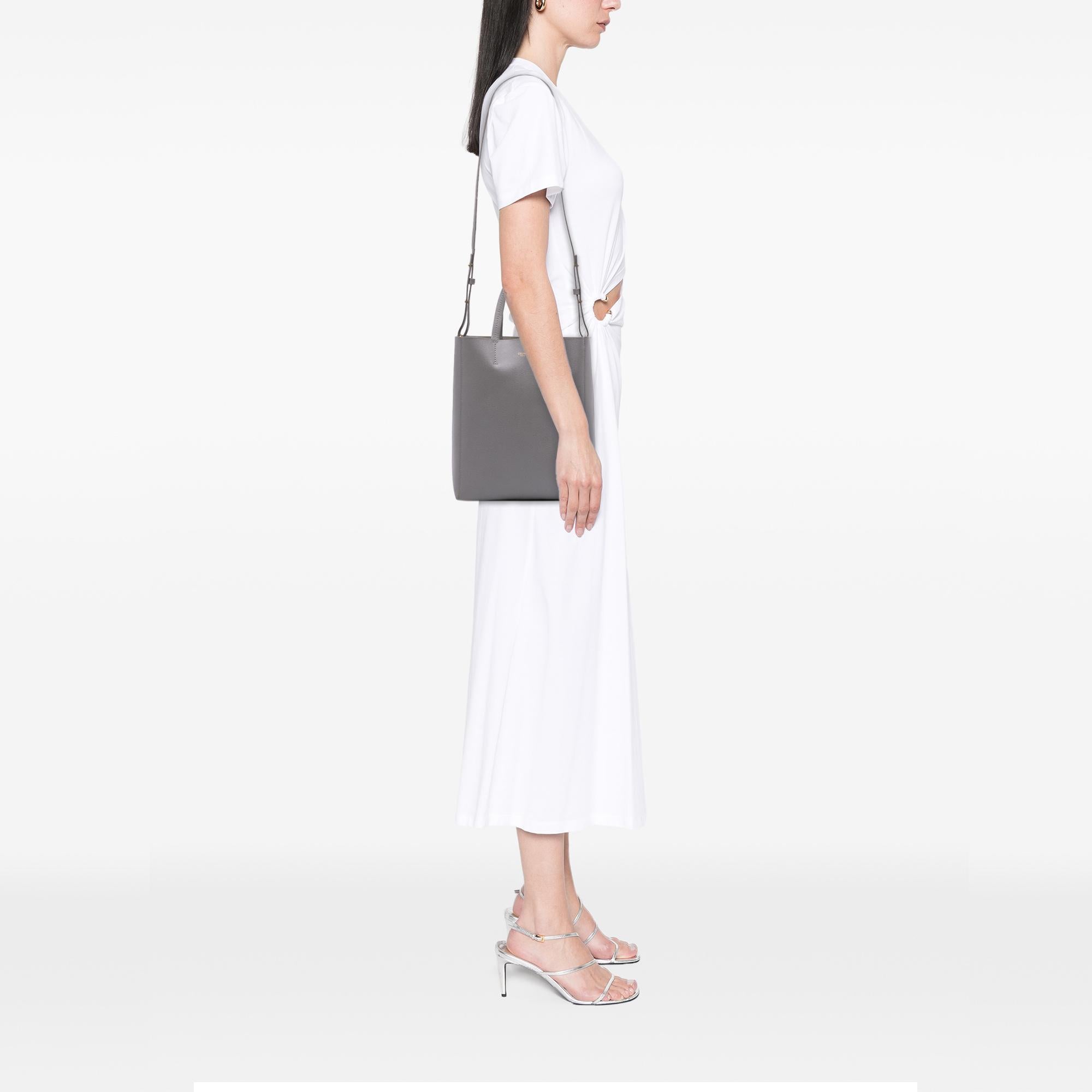 Celine Small Grained Calfskin Vertical Cabas Tote