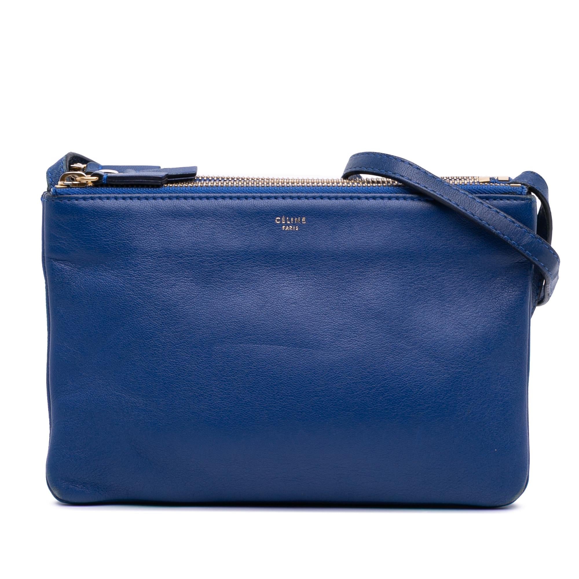 Celine Small Lambskin Trio Crossbody